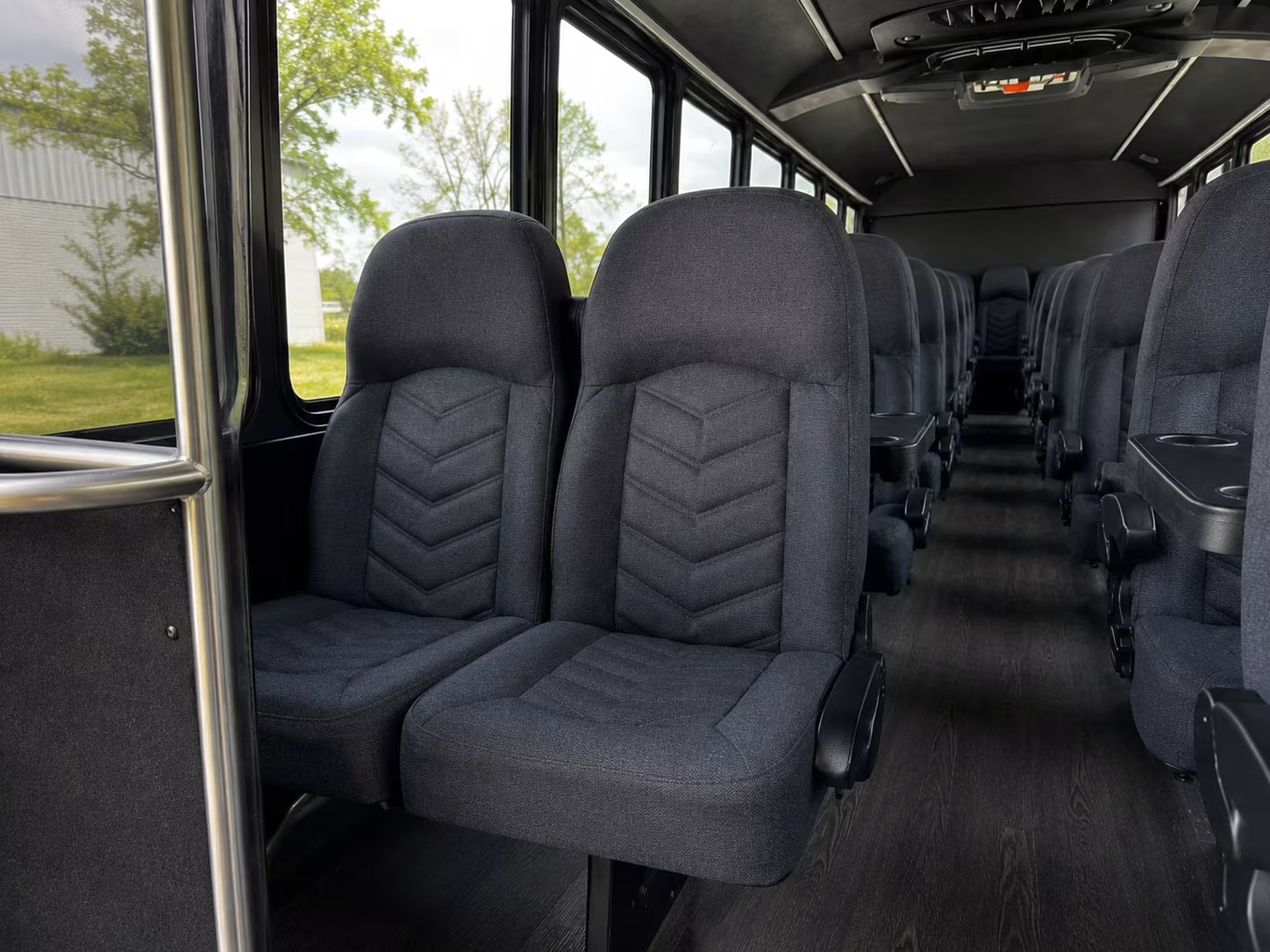 15 passenger minibus inside