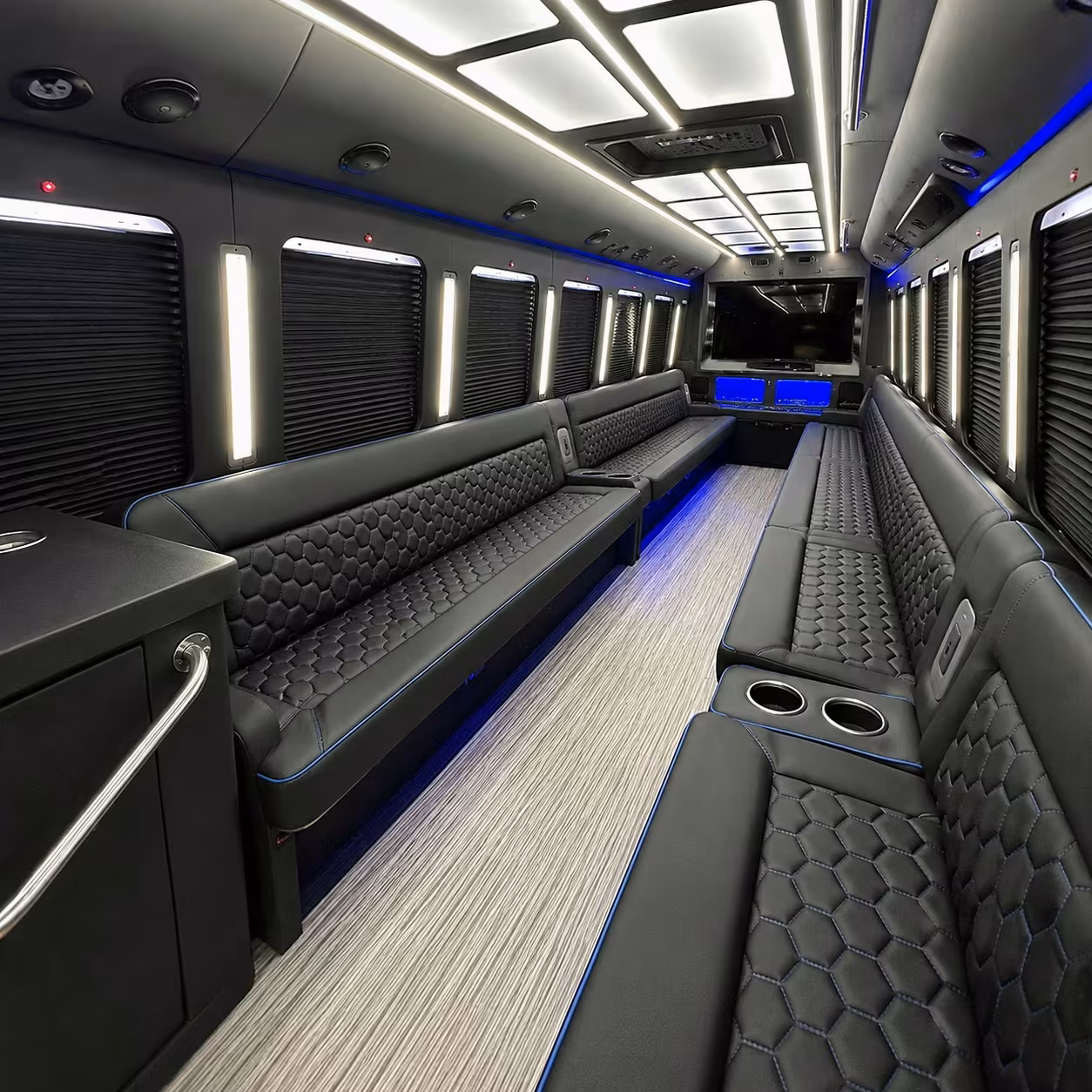 prom night party buses and limo buses in san clemente