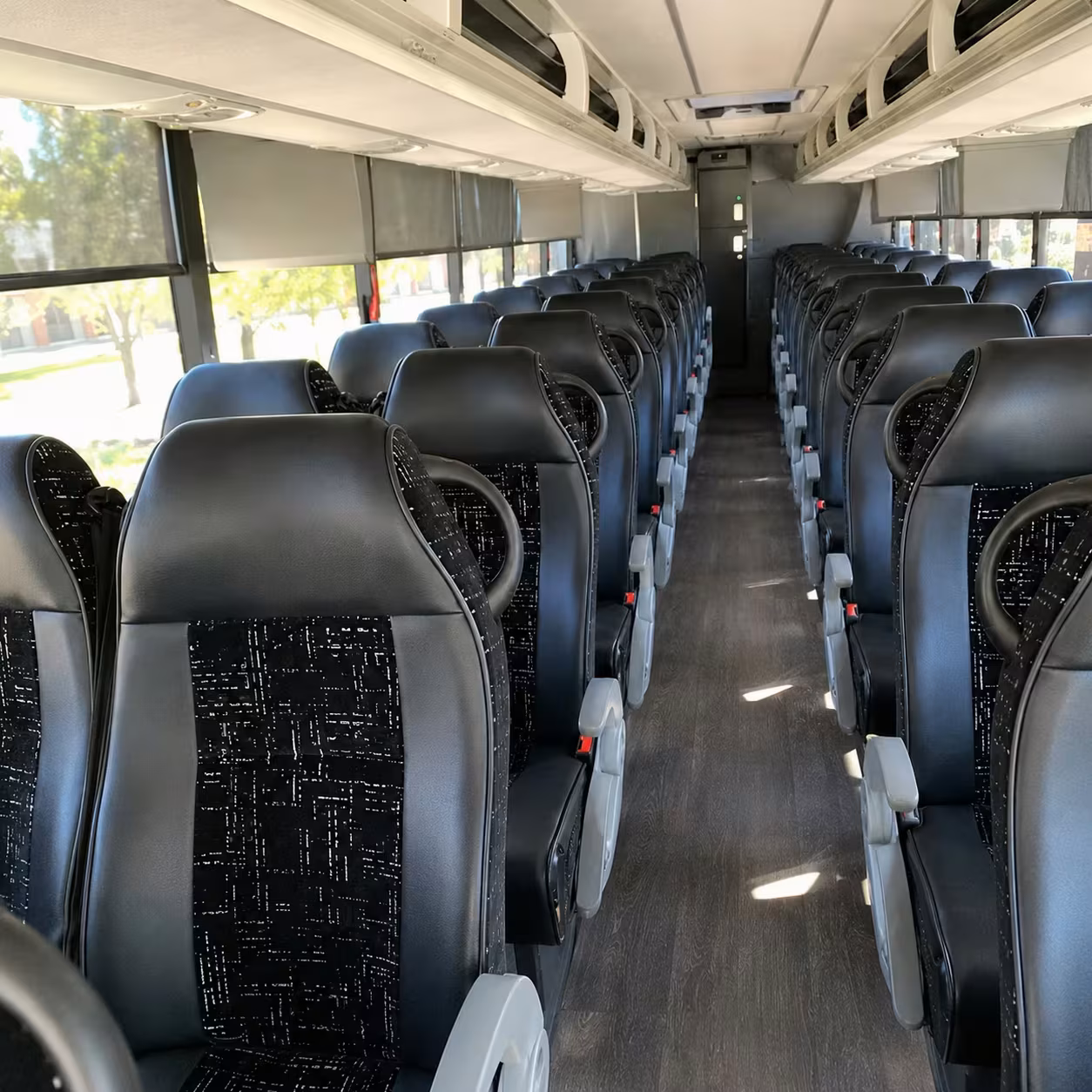 san clemente charter bus interior